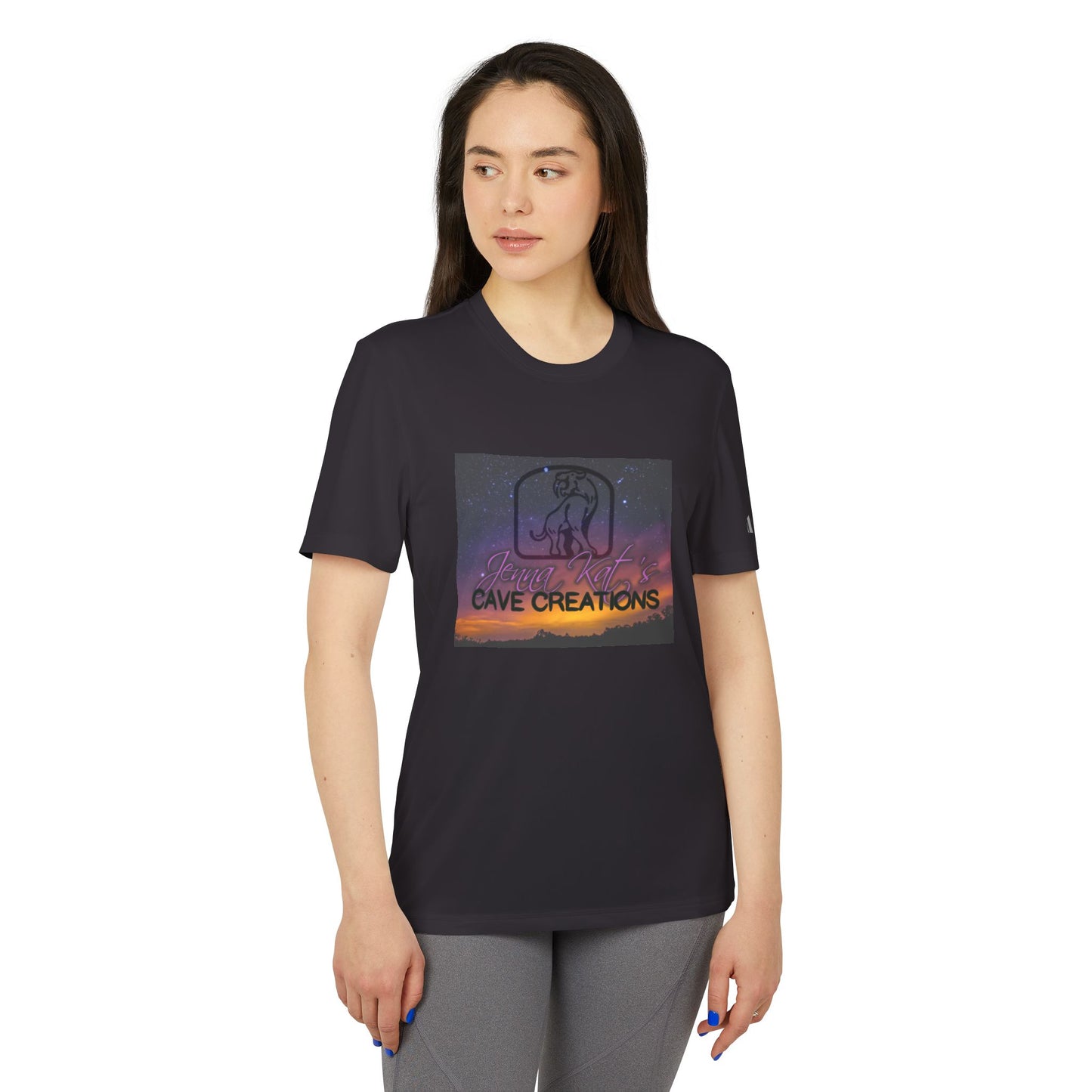 "Jenna Kats' Arted On An Adidas Shirt #2 The Sunset" adidas® Unisex Sport T-shirt