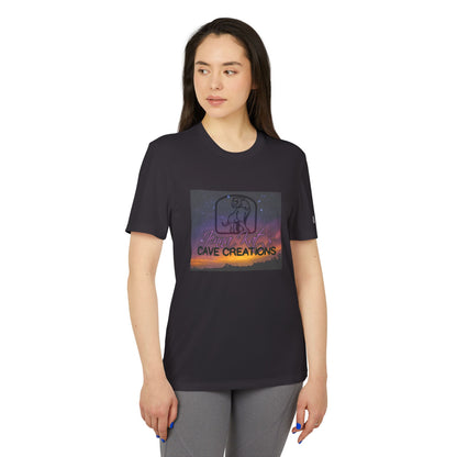 "Jenna Kats' Arted On An Adidas Shirt #2 The Sunset" adidas® Unisex Sport T-shirt