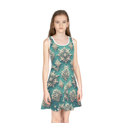 Snowflake Party Girls Dress