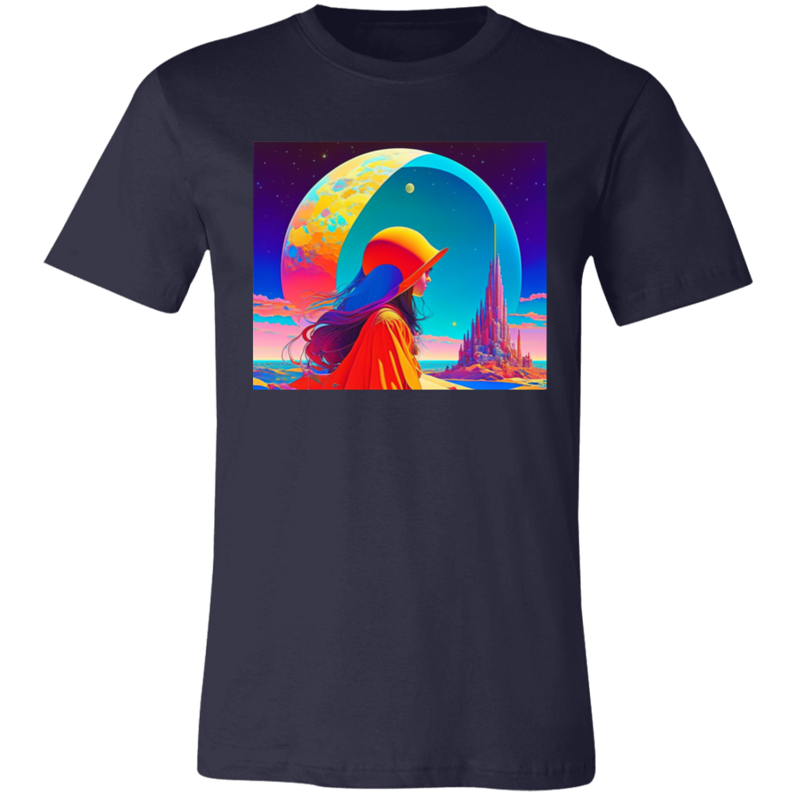 ''Moon Child #519'' Unisex Short-Sleeve T-Shirt