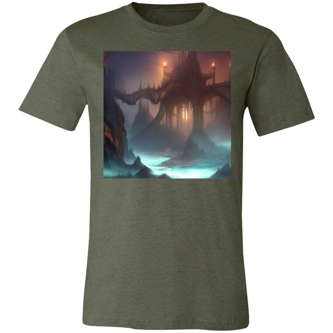 "Hellscape Bridge"  Unisex Short-Sleeve T-Shirt