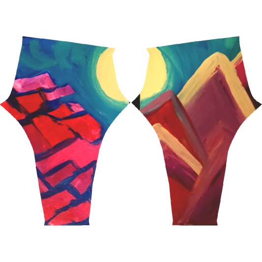 ''Sibling Mountains'' Leggings