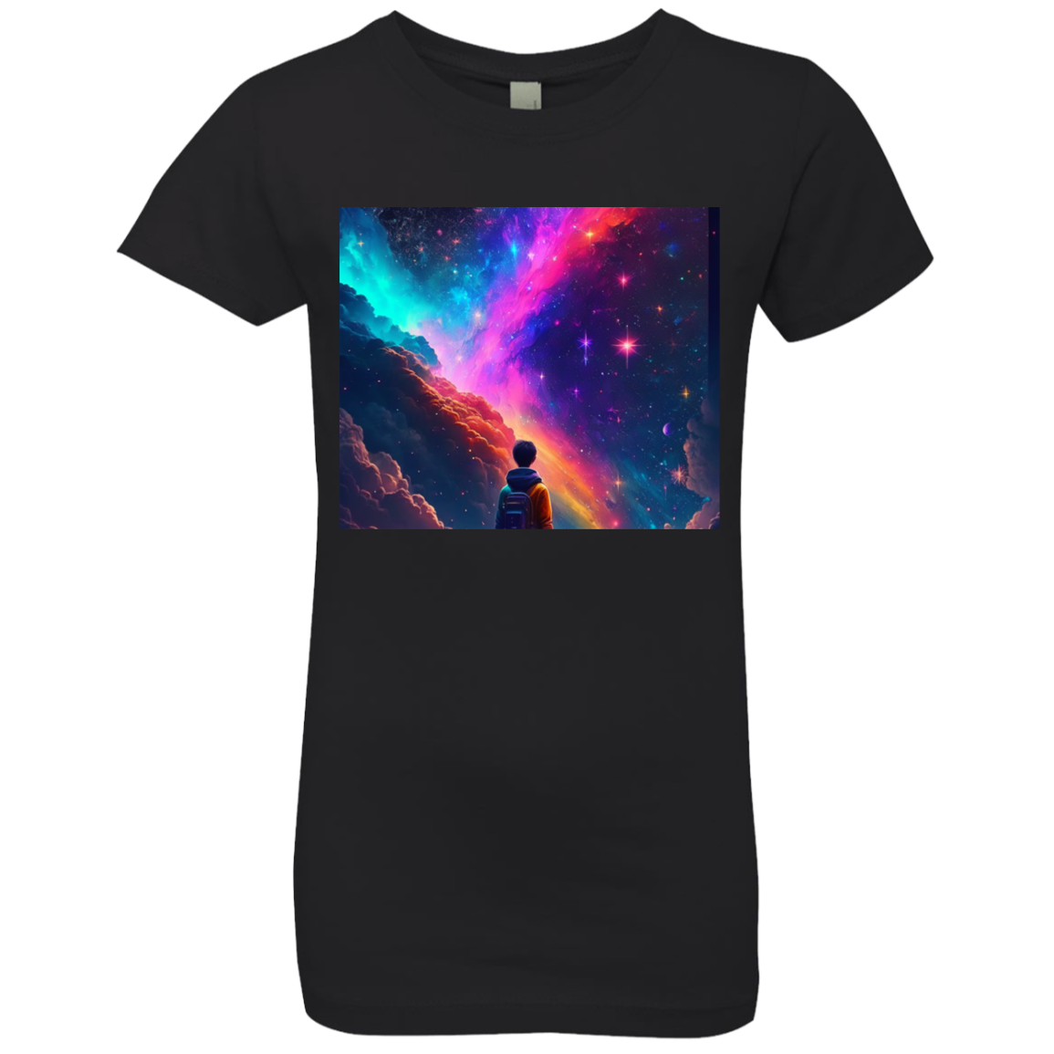 "The Universe Lay Before Me" Youth Girls' Princess T-Shirt