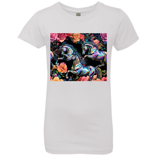 "Herding Wild Flowers" Girls' Princess T-Shirt