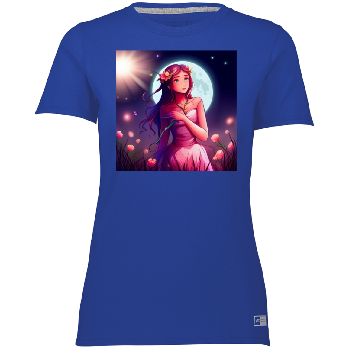 "Moon Child'' Womens Dri-Power Tee