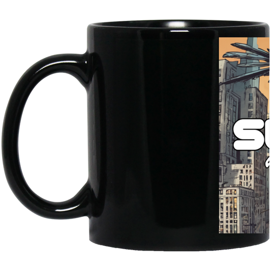 "Sweet Morning" 11oz Black Mug