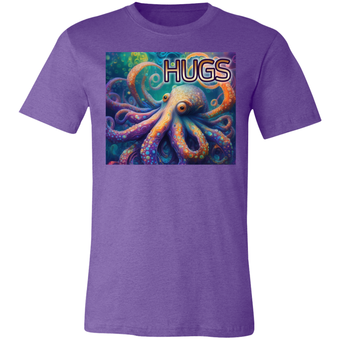 "Unlimited Hugs'' Unisex Short-Sleeve T-Shirt