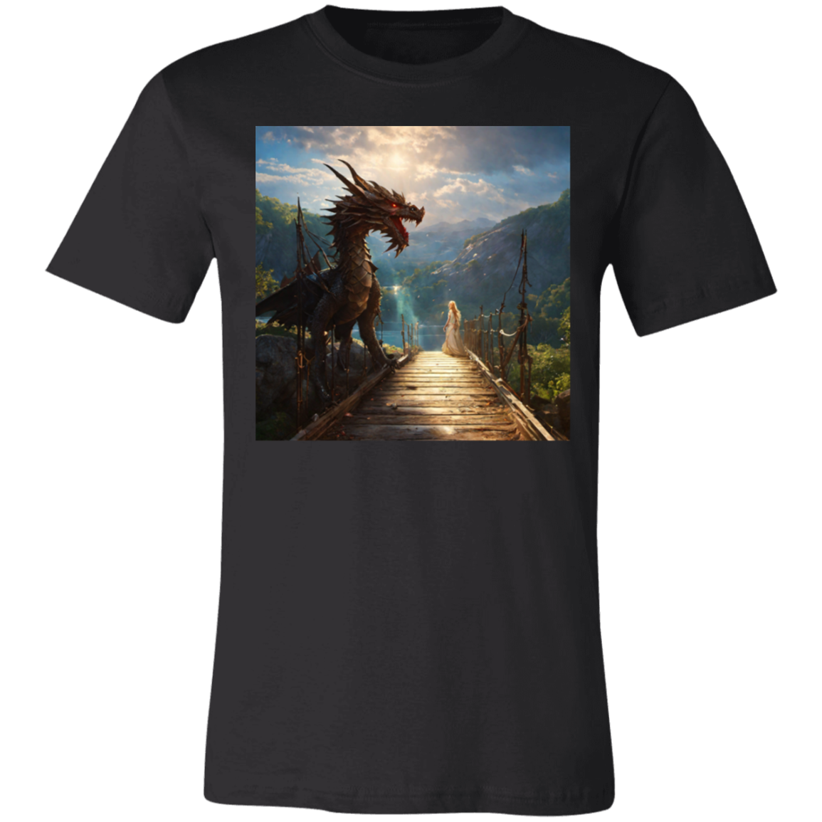 ''Dragon Bridge'' Unisex Short-Sleeve T-Shirt