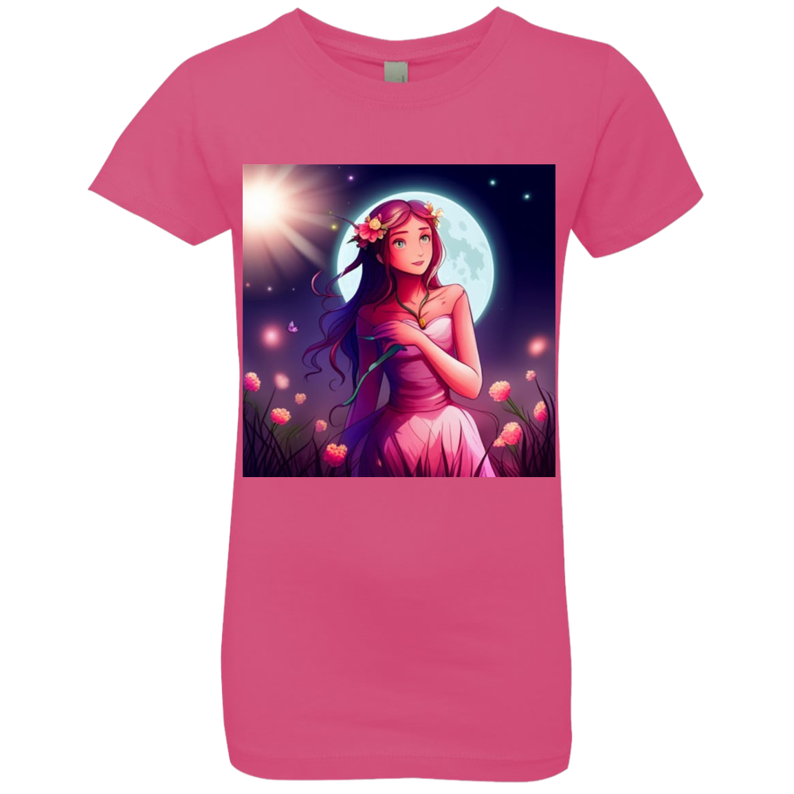 "Moon Child'' Girls' Princess T-Shirt