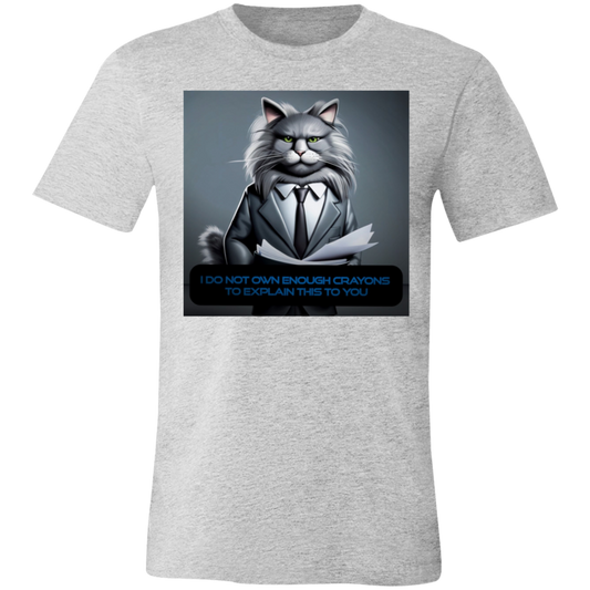 "Business Cat Disapproves''  Unisex Short-Sleeve T-Shirt