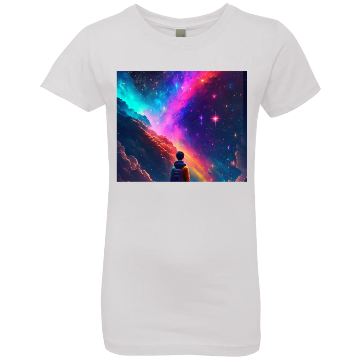 "The Universe Lay Before Me" Youth Girls' Princess T-Shirt