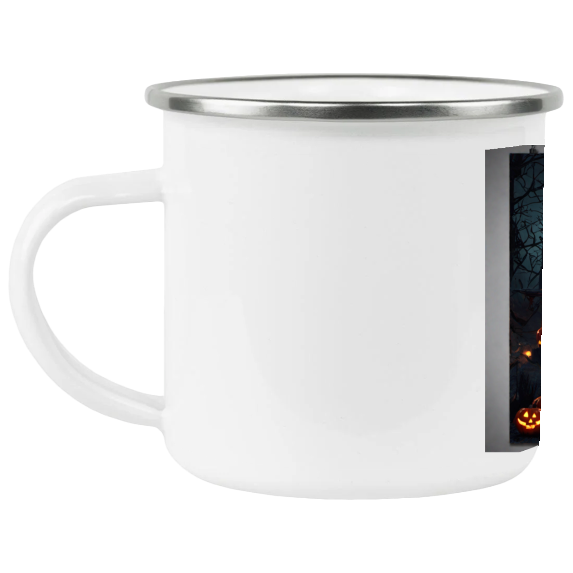 "Camp CryLake" Enamel Camping Mug