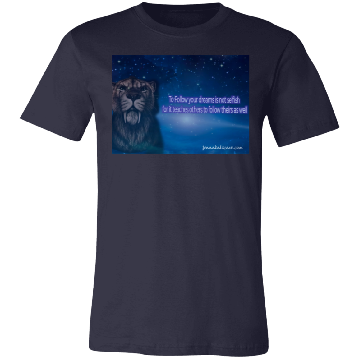 "Cave Kat Motivations, Chase Dreams" Unisex T-Shirt