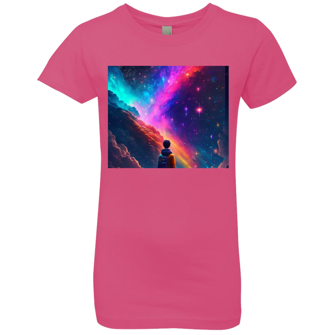 "The Universe Lay Before Me" Youth Girls' Princess T-Shirt