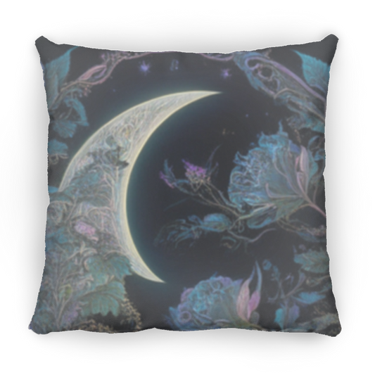 "Wild Moon Child"  Square Throw Pillow