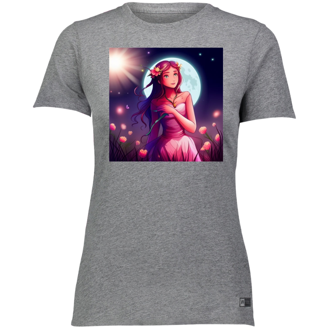 "Moon Child'' Womens Dri-Power Tee