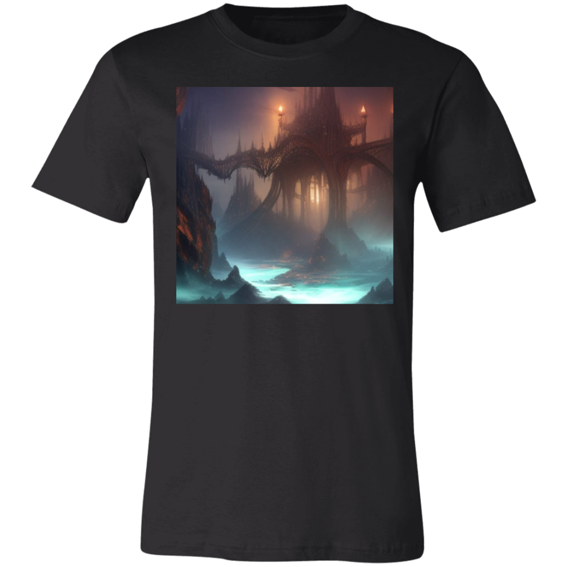 "Hellscape Bridge"  Unisex Short-Sleeve T-Shirt