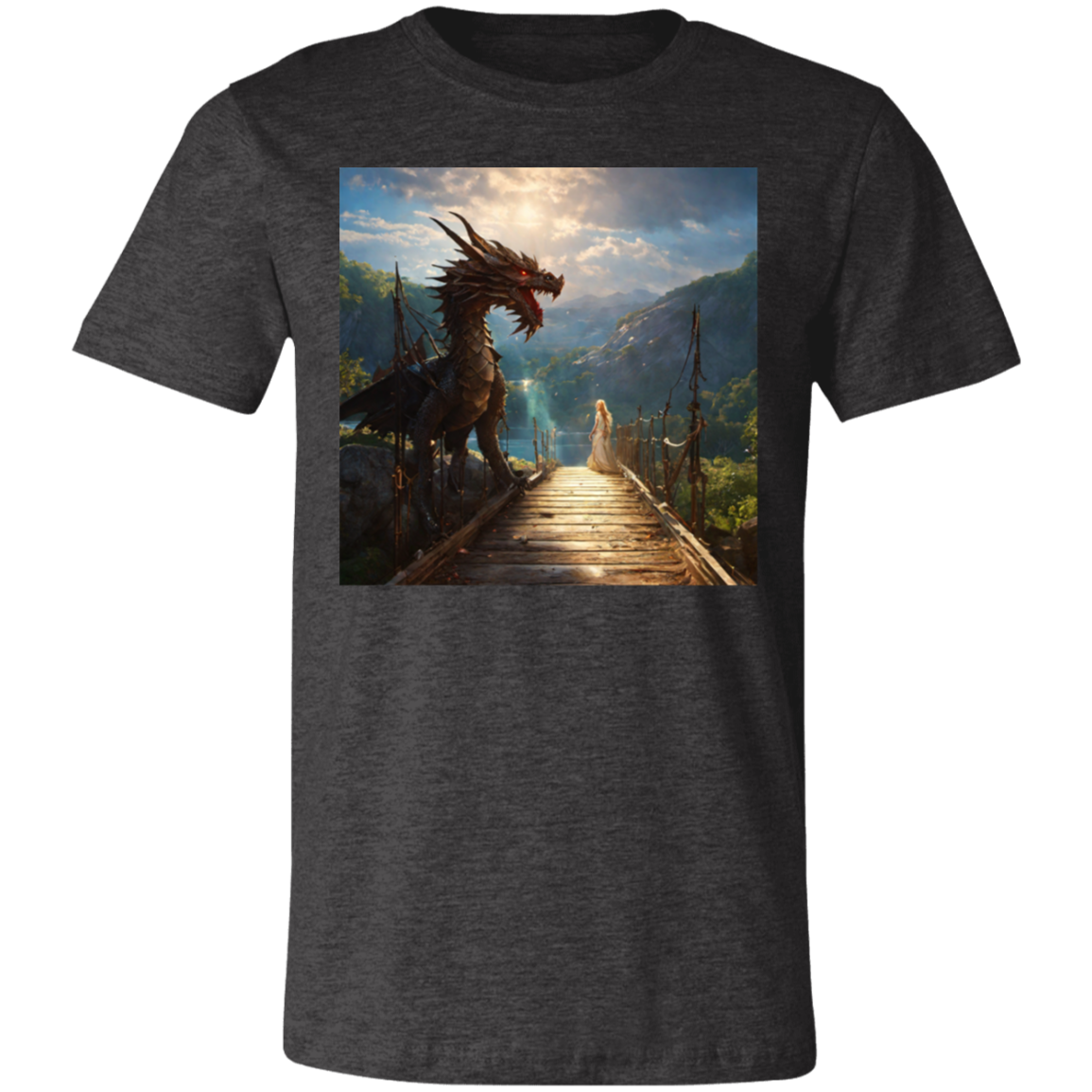 ''Dragon Bridge'' Unisex Short-Sleeve T-Shirt