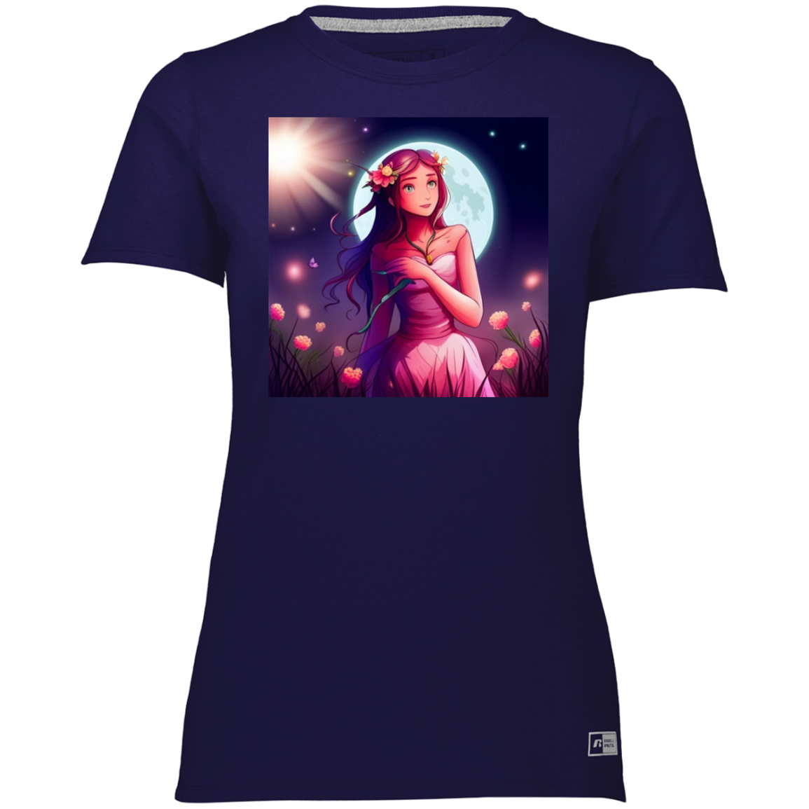 "Moon Child'' Womens Dri-Power Tee