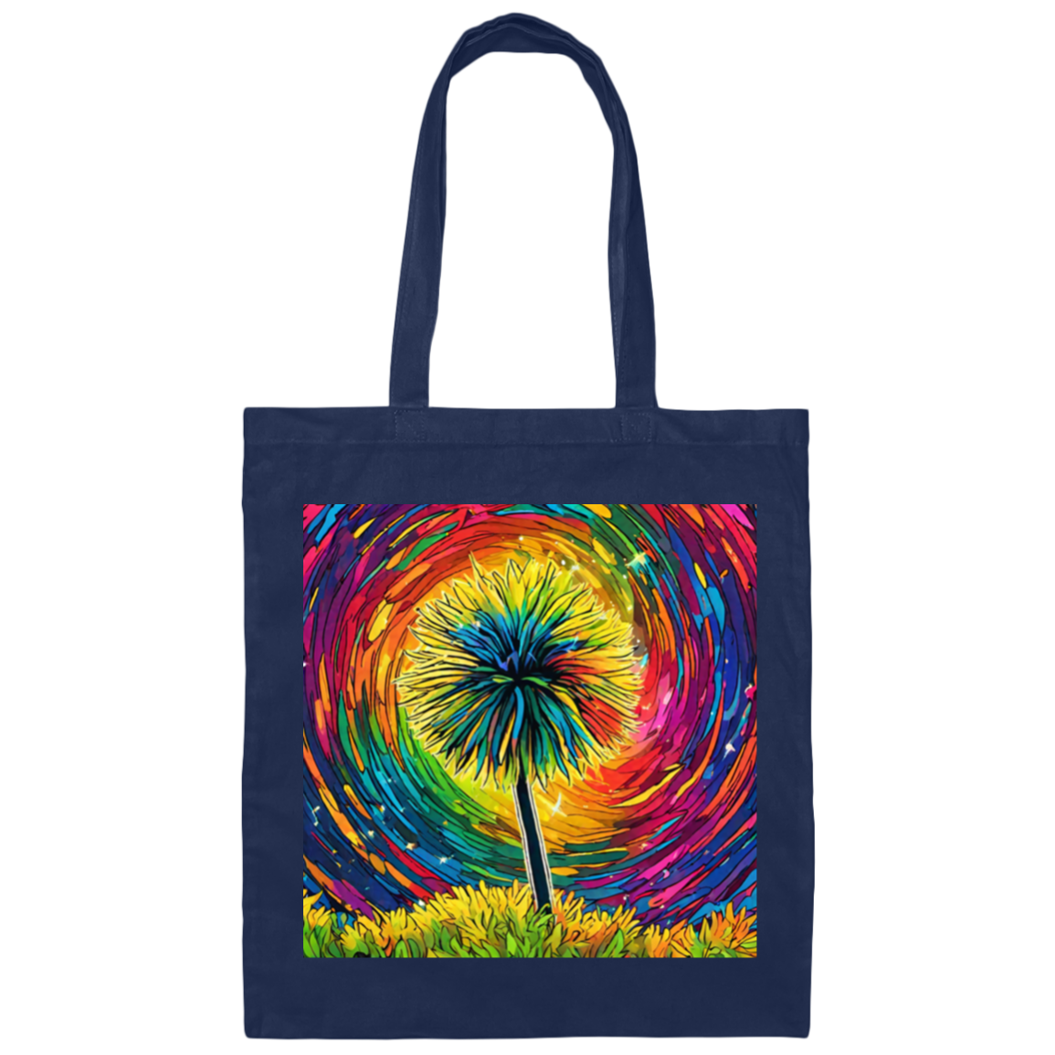 ''Swirly Wish" Canvas Tote Bag