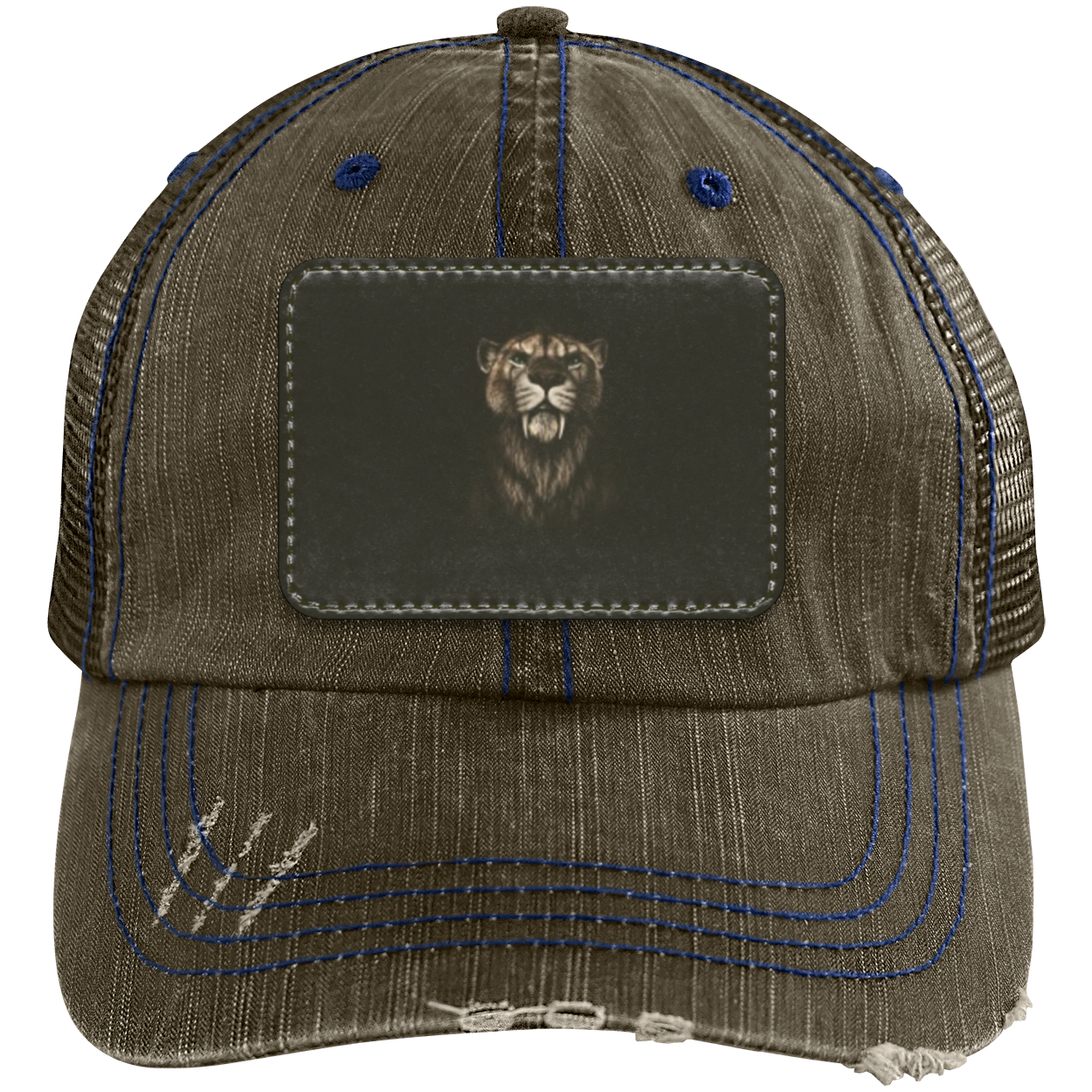 Cave Kat Distressed Trucker Hat