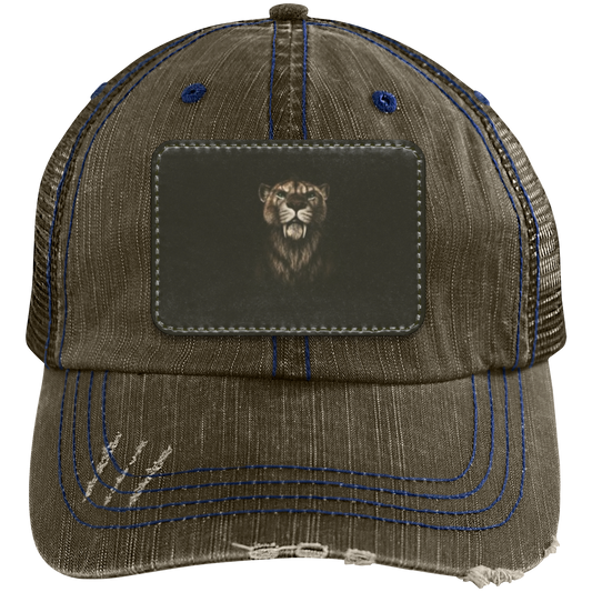 Cave Kat Distressed Trucker Hat