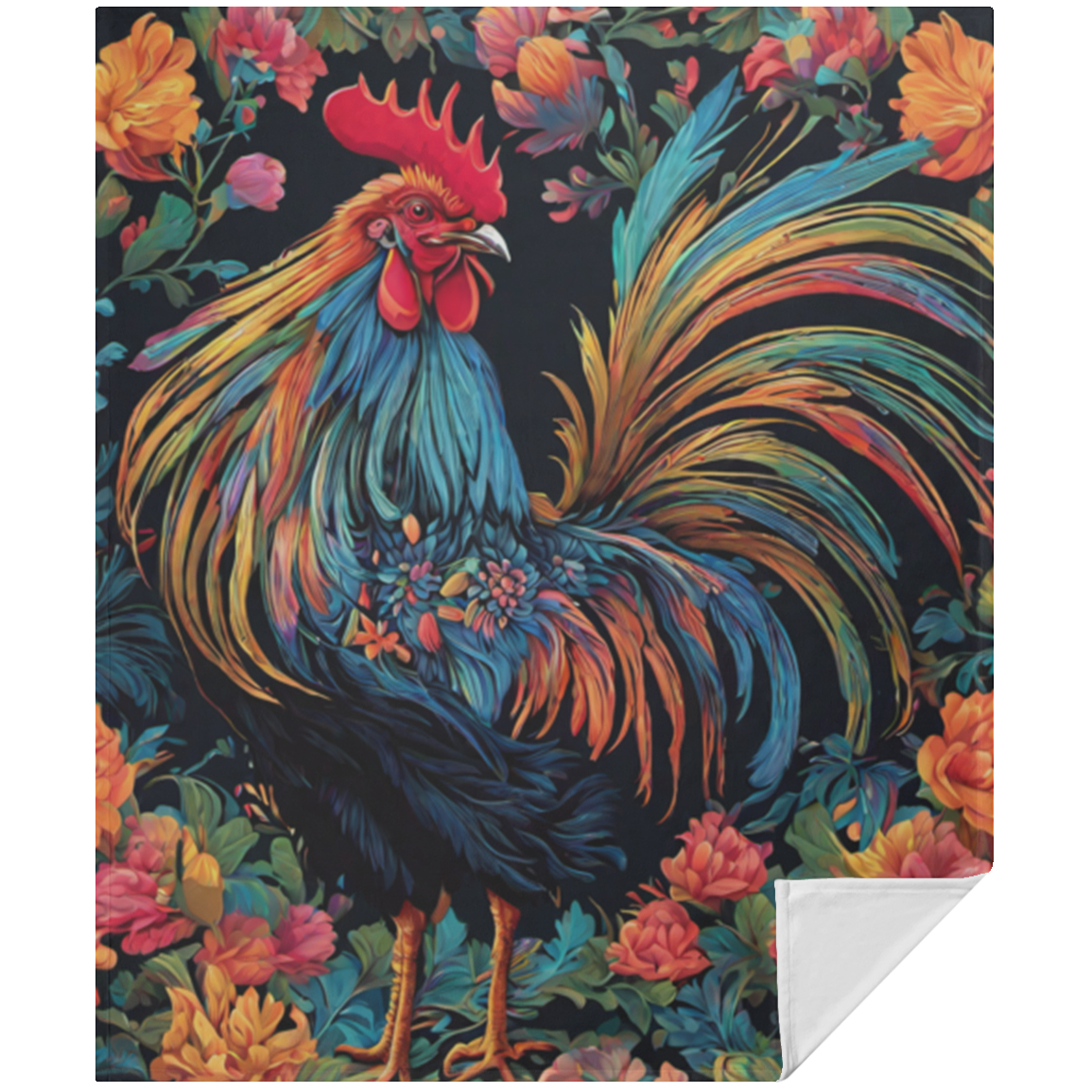 ''Clucker'' Fleece Blanket