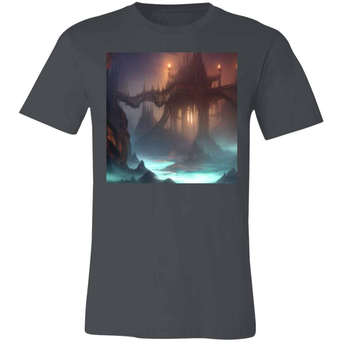 "Hellscape Bridge"  Unisex Short-Sleeve T-Shirt