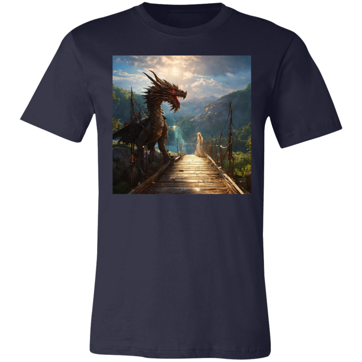 ''Dragon Bridge'' Unisex Short-Sleeve T-Shirt