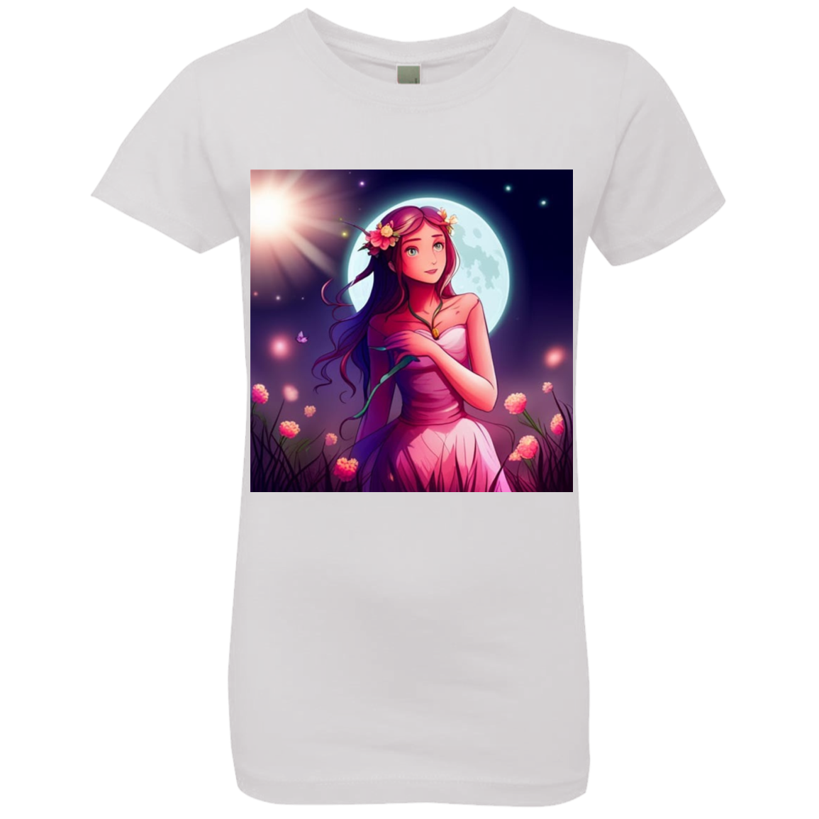 "Moon Child'' Girls' Princess T-Shirt