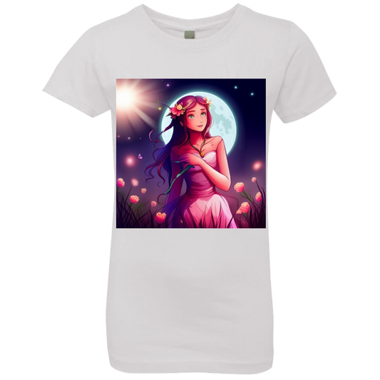 "Moon Child'' Girls' Princess T-Shirt