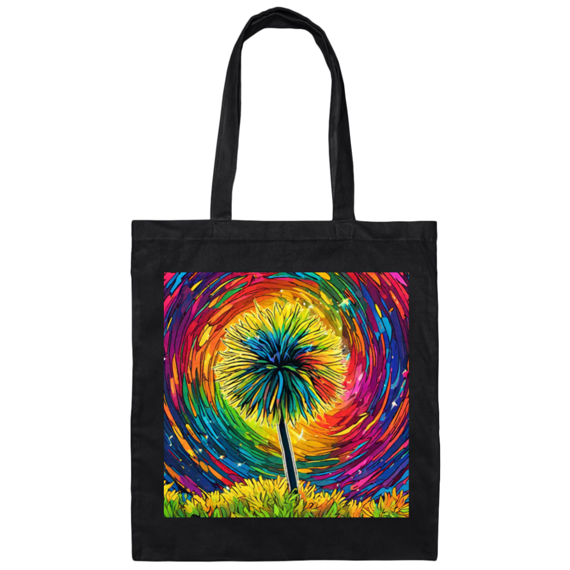 ''Swirly Wish" Canvas Tote Bag