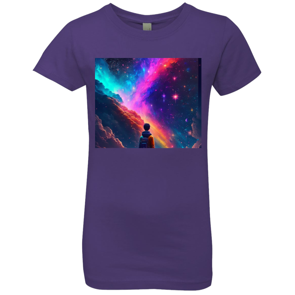 "The Universe Lay Before Me" Youth Girls' Princess T-Shirt