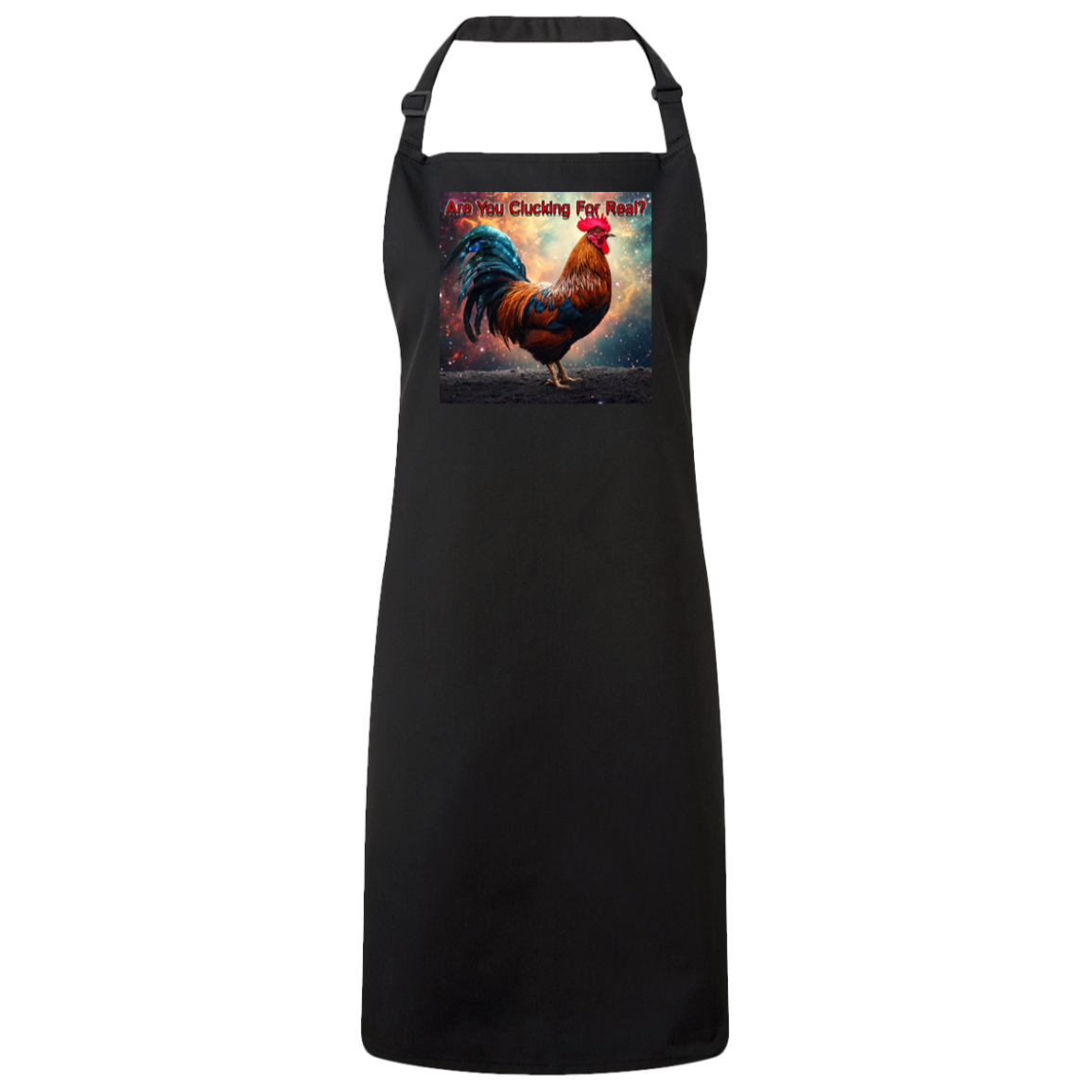 ''Jenna Kats' Real Clucker'' Unisex Bib Apron