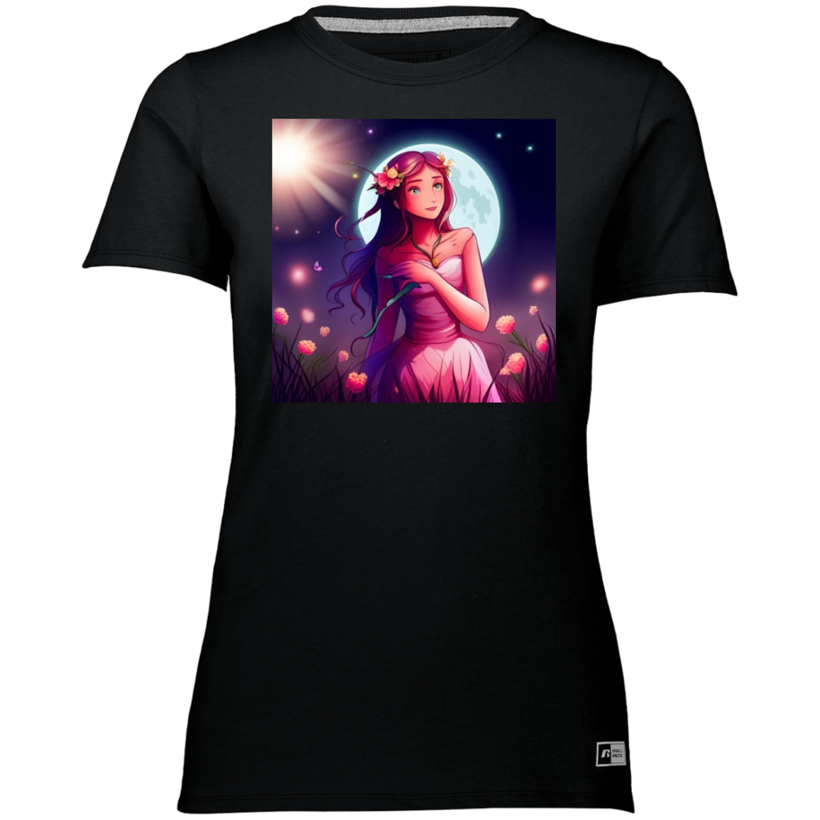 "Moon Child'' Womens Dri-Power Tee