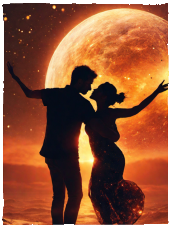 ''Beneath The Moon We Dance'' Fleece Blanket 30x40