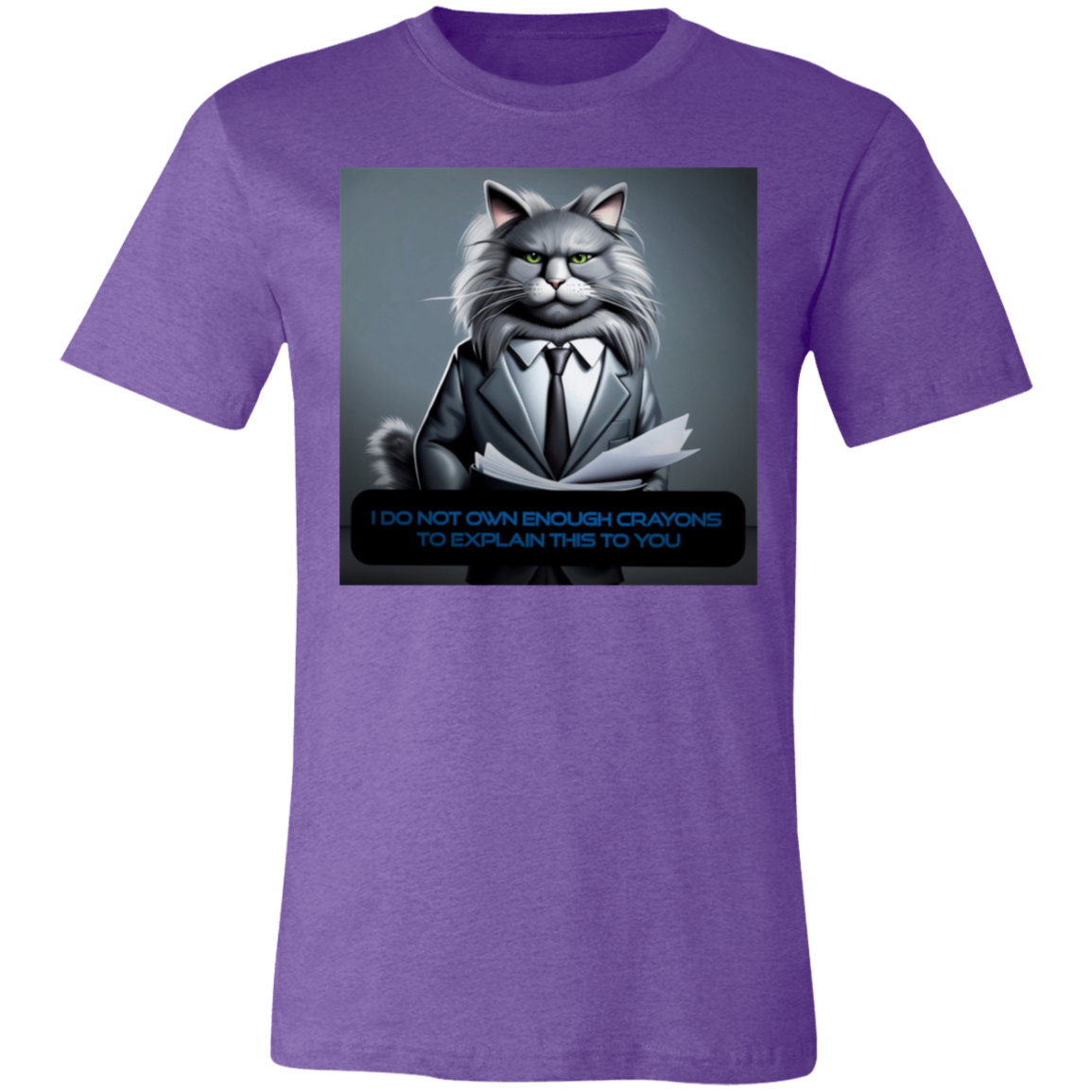 "Business Cat Disapproves''  Unisex Short-Sleeve T-Shirt