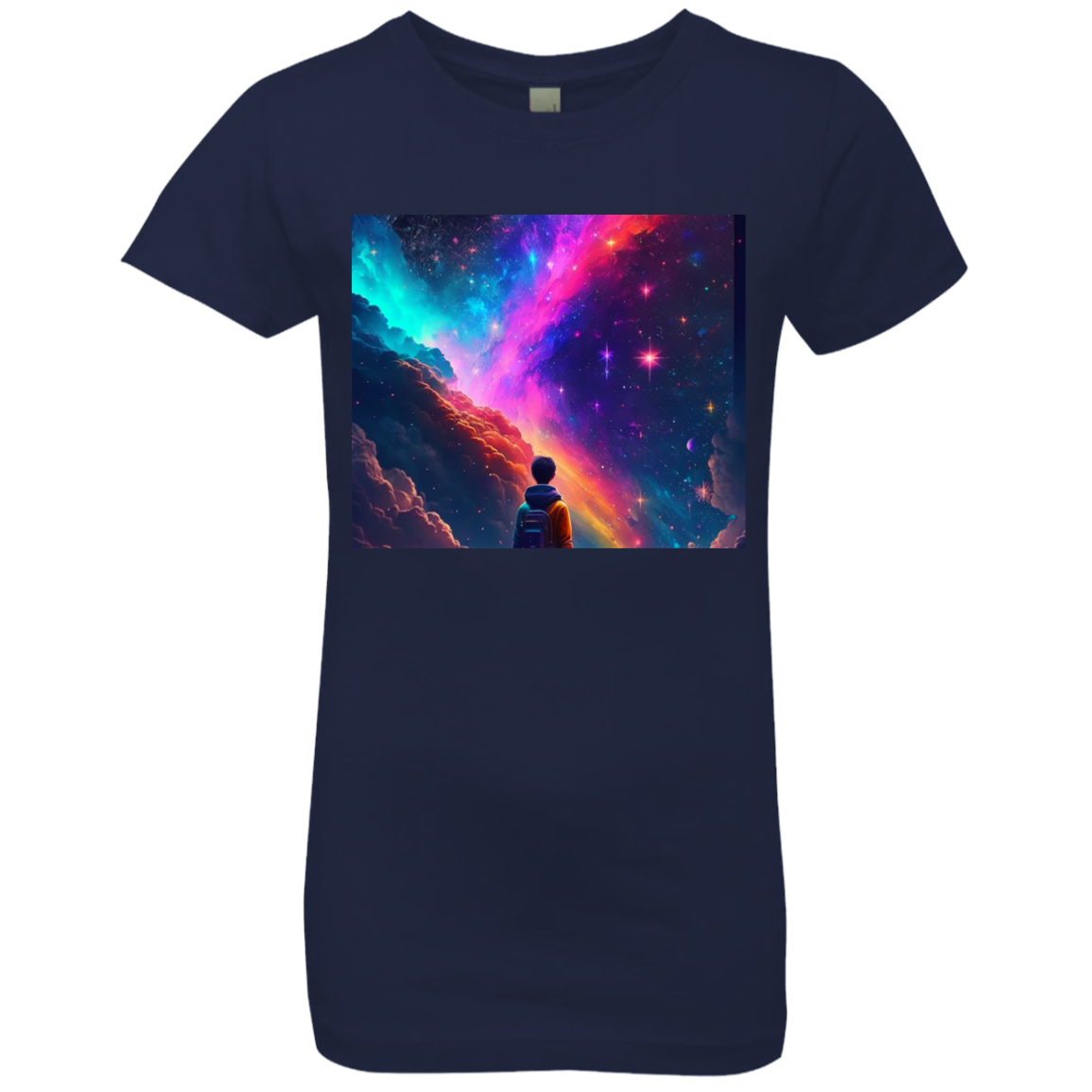 "The Universe Lay Before Me" Youth Girls' Princess T-Shirt