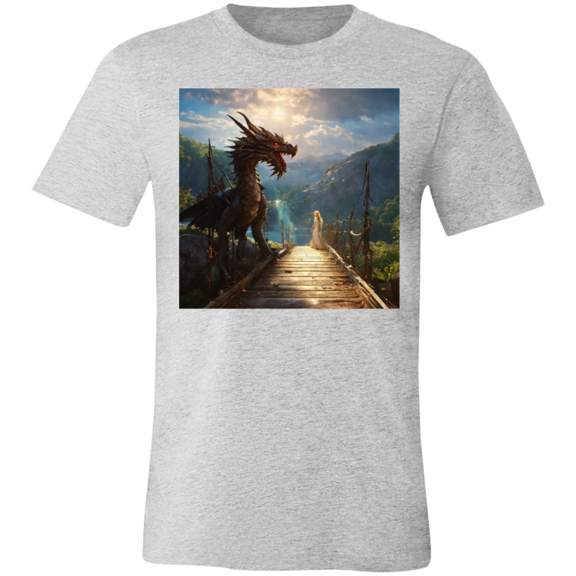 ''Dragon Bridge'' Unisex Short-Sleeve T-Shirt