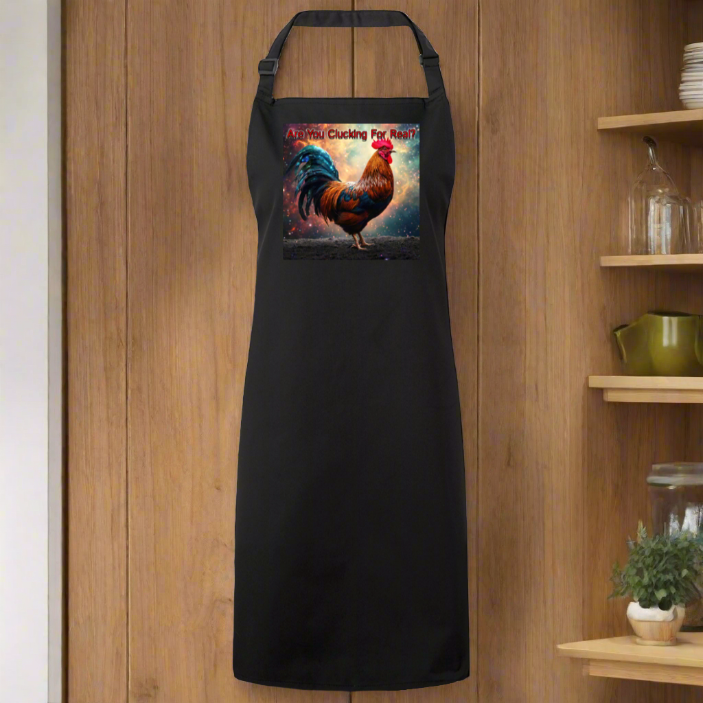 ''Jenna Kats' Real Clucker'' Unisex Bib Apron