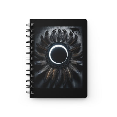 "black feather"Spiral Bound Journal